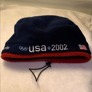 Roots Men's Women’s 2002 Olympics USA Hat Berret Beanie With drawstring